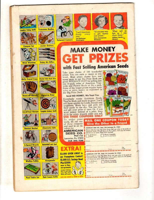 Challengers Of The Unknown # 55 VG- DC Silver Age Comic Book Red Ryan JL2