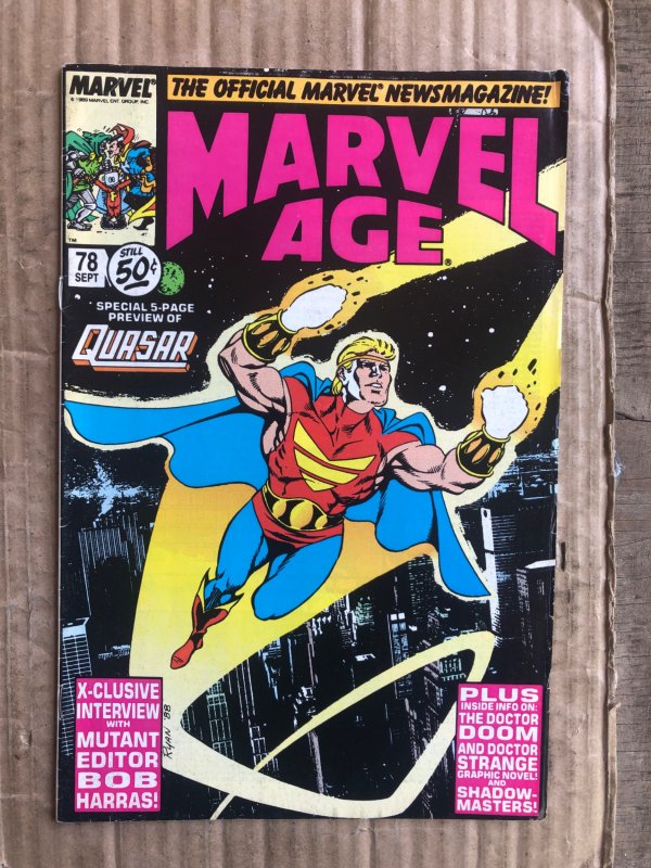 Marvel Age #78 (1989)