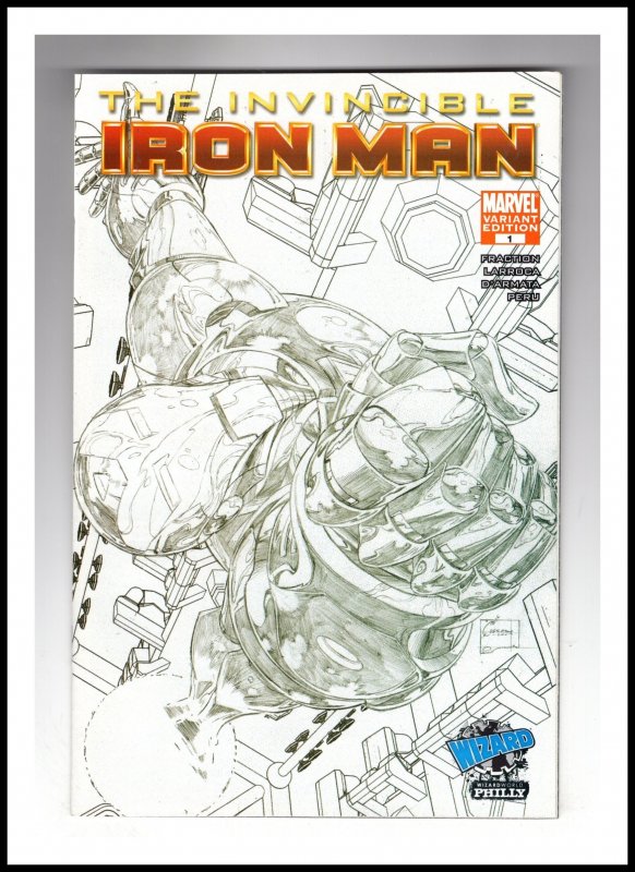 Invincible Iron Man #1 Wizard World Cover (2008)    / HCA1