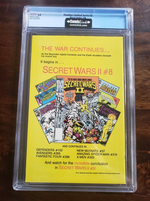Punisher 2 CGC 8.5