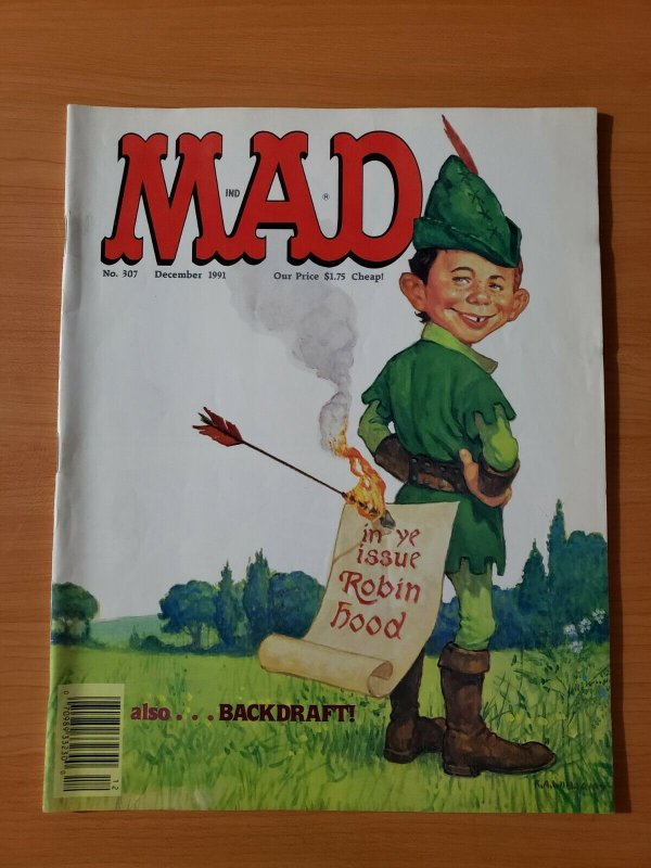 Mad Magazine #307 ~ VERY FINE - NEAR MINT NM ~ December 1991