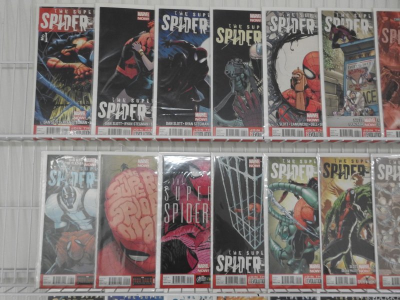 The Superior Spider-Man #1-31, Ann #1 Complete Run! Avg VF Condition!!