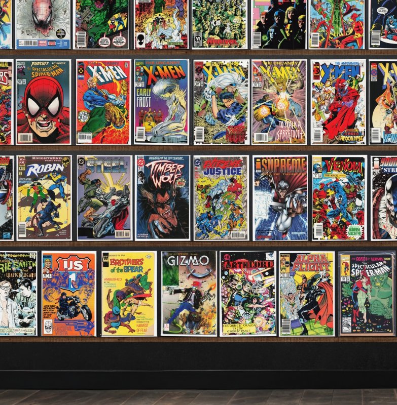 Huge Lot 140+ Comics with Marvel Tales, X-Men, The Flash, Superman & More!