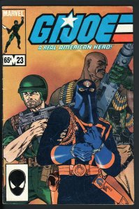 G.I. JOE #23-RARE SECOND PRINTING-HTF-1984-COBRA