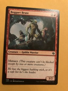 BOGGART BRUTE card : Magic the Gathering MTG card; JUMPSTART 2020 NM/M, goblin