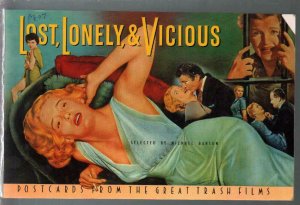 Lost, Lonely & Vicious-Post Card Book 1988-5 x 8 postcards-exploitation movie...