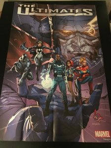 2015 Marvel Comics THE ULTIMATES 24x36 Promo Poster VF 8.0 Delgado