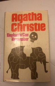 Agatha Christie elephants can remember 1972 2nd printing hardcover dust jacket