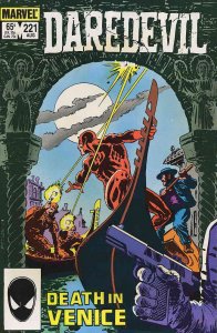 Daredevil #221 VG ; Marvel | low grade comic August 1985 Venice Italy