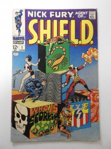 Nick Fury, Agent of SHIELD #1 (1968) VG/FN Condition!