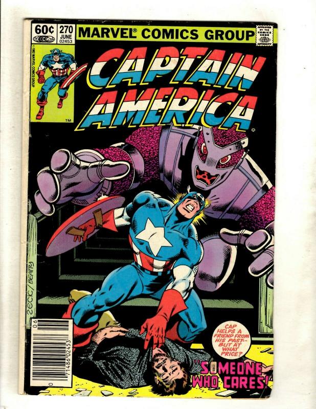 8 Captain America Marvel Comics 229 265 269 270 274 275 280 + Annual # 5 RM1