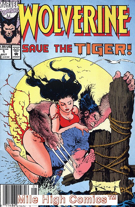 WOLVERINE: SAVE THE TIGER (1992 Series) #1 NEWSSTAND Fine Comics Book 