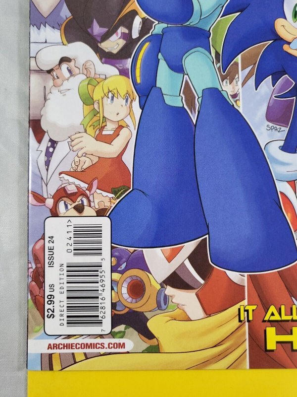 Mega Man #24 2013 Archie Comics Worlds Collide Part 1
