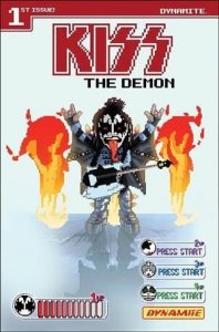 KISS: The Demon 1-C Michael Adams 8-Bit Cover VF/NM