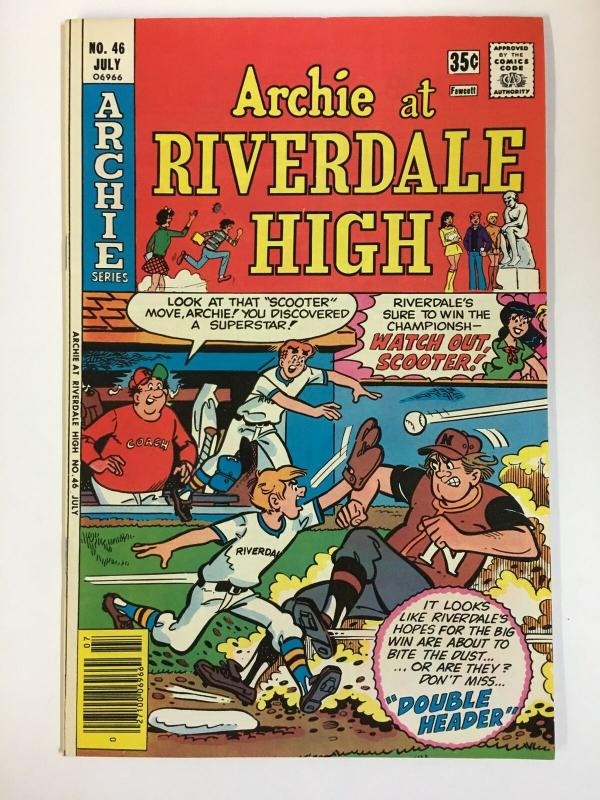 ARCHIE AT RIVERDALE HIGH 1972-198746 VF-NM   Jul 1977 COMICS BOOK