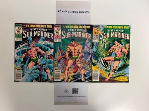 3 Sub-Mariner Marvel Comic Books # 1 2 3 Avengers Defenders Spiderman 30 JS32