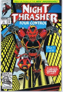 Night Thrasher Four Control #1 ORIGINAL Vintage 1992 Marvel Comics