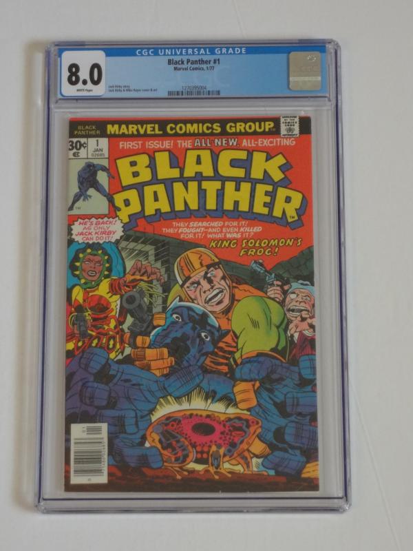 Black Panther #1 CGC 8.0; 1977 Jack Kirby!! 1st self-titled series!!