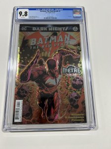 BATMAN RED DEATH 1 CGC 9.8 WHITE PAGES FOIL COVER DARK NIGHTS METAL 2017 