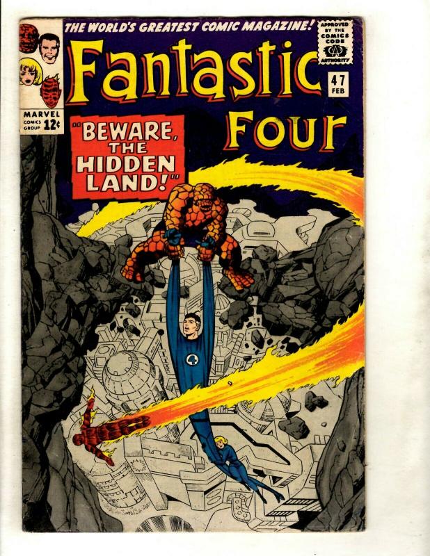 Fantastic Four # 47 VF- Marvel Comic Book Silver Age Thing Human Torch Doom GK1