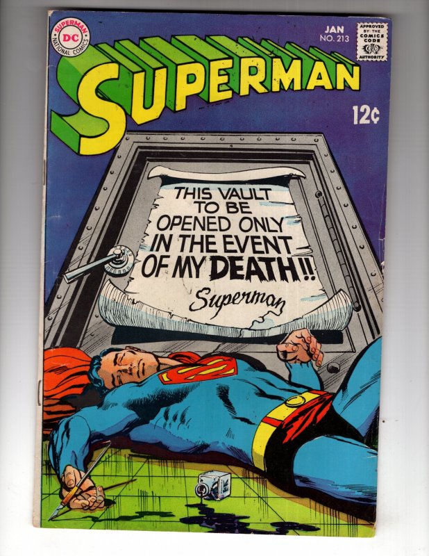 Superman #213 (1969)  / ID#940