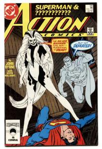 ACTION #595-1987-1st appearance SILVER BANSHEE-SUPERMAN-comic book