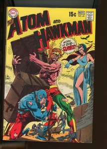 The Atom & Hawkman #45 - Joe Kubert Cover Art. (8.5/9.0) 1969