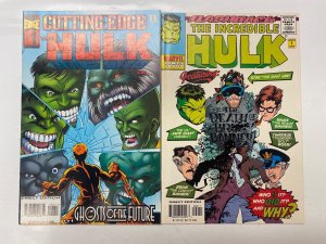 4 MARVEL comic books Cutting Edge #1 Incredible Hulk #-1 Herc #1 Banner #3 6 LP5