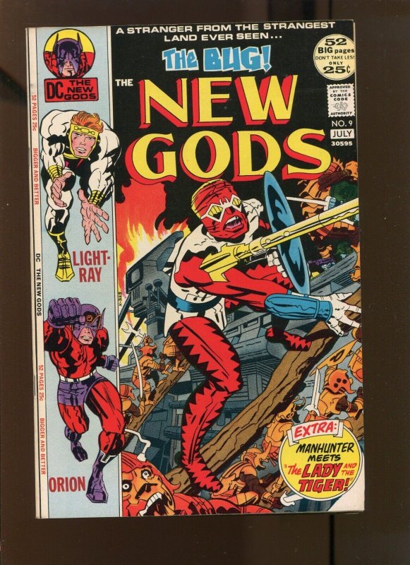 THE NEW GODS #6 - KIRBY - 1st appearance of Forager & All-Widow  (9.2) 1972