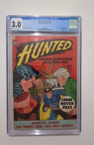 Hunted #1 [13] (1950) CGC 3.0 Bondage cover Used in SOTI