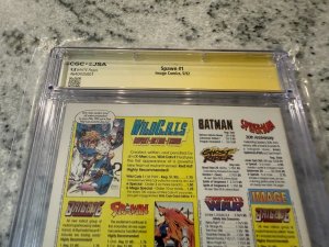 Spawn # 1 CGC / JSA Graded 9.8 Image Comic Book SIGNED Todd McFarlane JH19