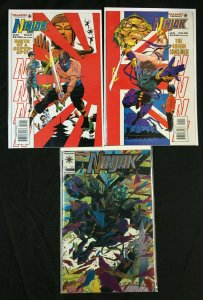 NINJAK VALIANT 16 COMICS LOT #2 + 3 SIGNED BY JOE QUESADA 1-14 + #0, #00 VF-NM