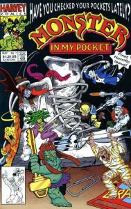 Monster in My Pocket #1 VG; Harvey | low grade comic - save on shipping - detail