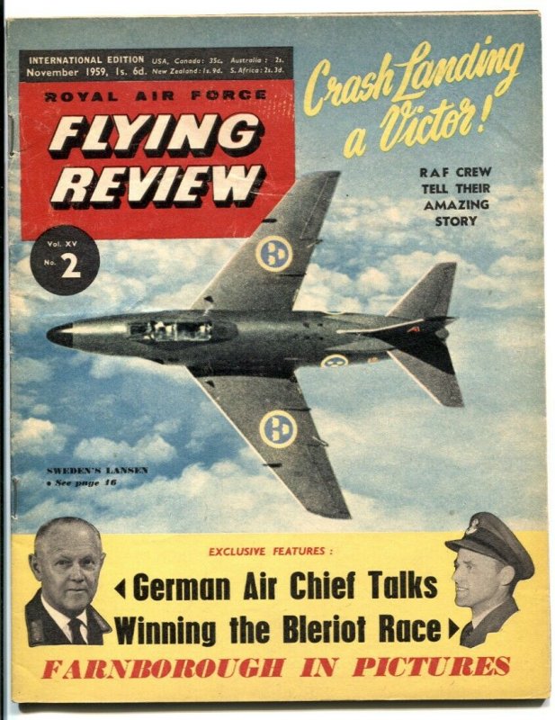 Royal Air Force Flying Review November 1959- Lansen