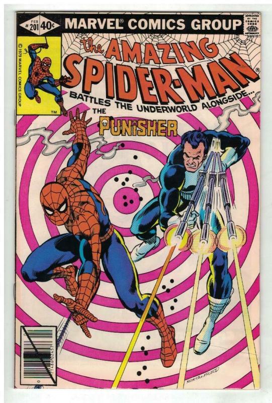 SPIDERMAN 201 VF PUNISHER  Feb. 1980