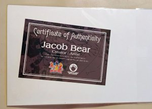 BEAR BABES #1 HARLEY QUINN TOPLESS SIGNED JACOB BEAR W/COA