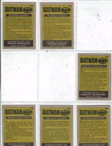 38 Batman Trading Cards Joker Jack Nicholson Michael Keaton 1989 Vicky Vale J146