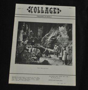COLLAGE #6 THE TIME MACHINE BATMAN FRAZETTA FANZINE F-VF MICRO CIRCULATION RARE!