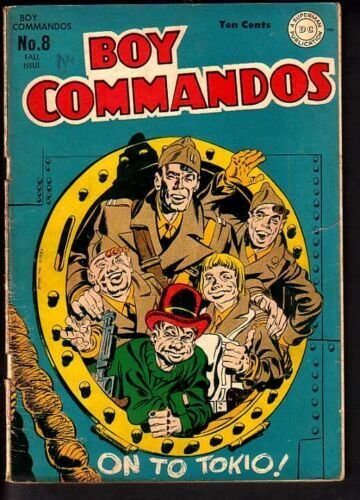 BOY COMMANDOS #8-SIMON AND KIRBY-GREAT ISSUE VG 