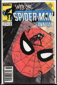 Web of Spider-Man Annual #2 Newsstand Edition (1985) Spider-Man