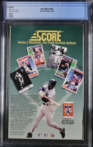 Iron Man #281 (6/92) Graded CGC 9.8