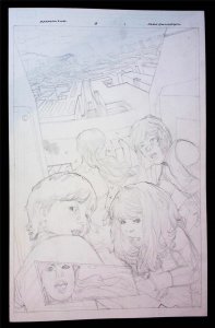 Max Ride First Flight #3  pg 1  Alex Sanchez Pencil  Art James Patterson Maximum