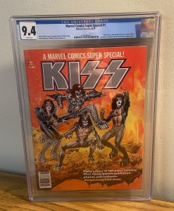 Marvel Comics Super Special #1 KISS (CGC 9.4 NM)  (1977)