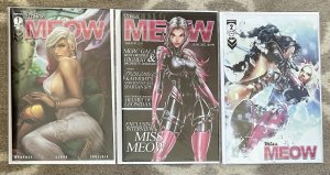 Miss Meow #1 A B,2 Jamie Tyndall NM Lot Merc