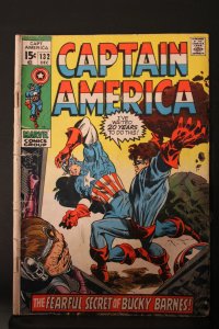 Captain America #132 (1970) Mid-Grade FN- Modok key from new Ant-Man Movie Wow!
