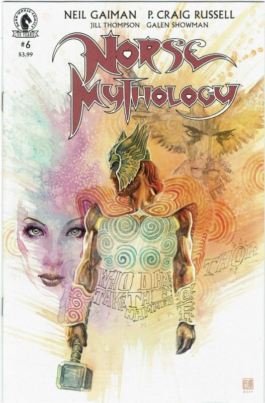 Norse Mythology #6 Neil Gaiman David Mack Variant NM