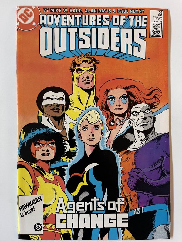 Adventures of the Outsiders #36 -NM  (1986)