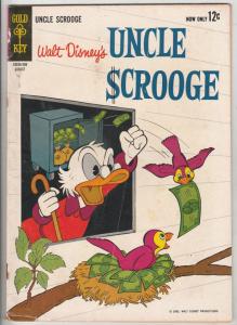 Uncle Scrooge, Walt Disney #44 (Aug-63) VG+ Affordable-Grade Uncle Scrooge