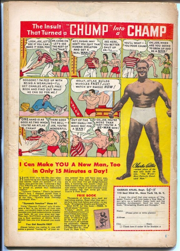 Cookie #2 1946-ACG-1st Tee-Pee Tim-slapstick teen humor-barber ship-VG-
