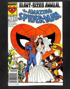 Amazing Spider-Man Annual #21 VF+ 8.5 Newsstand Variant